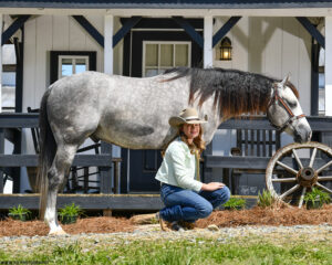 Preslee May and her quarter horse Rumor Mill