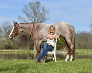 Brookelyn Hermann and her horse Majestic Rock