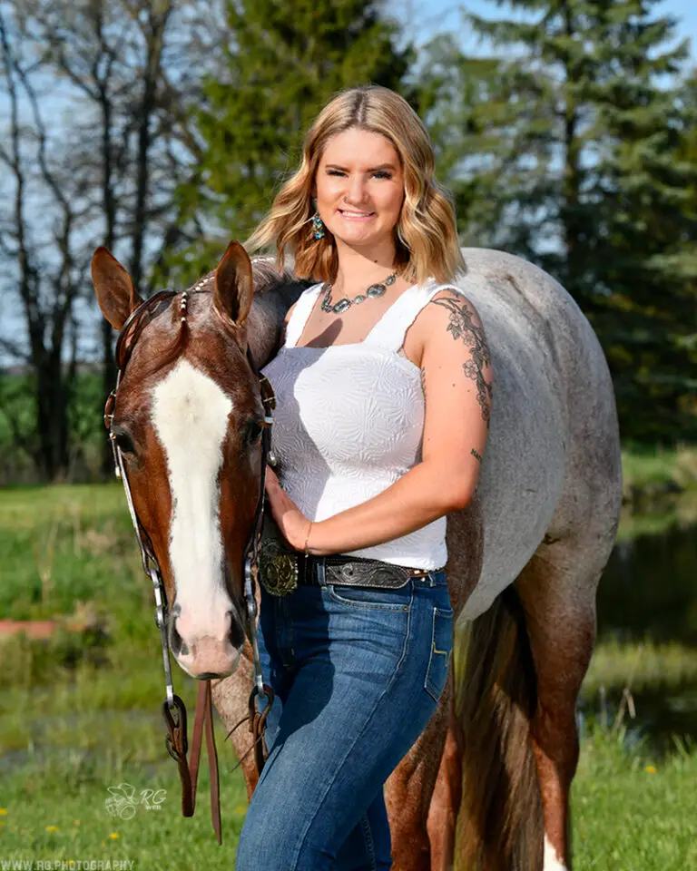 Brookelyn Hermann and her horse Majestic Rock