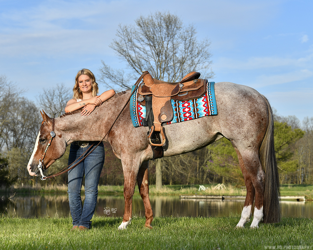 Brookelyn Hermann and her horse Majestic Rock
