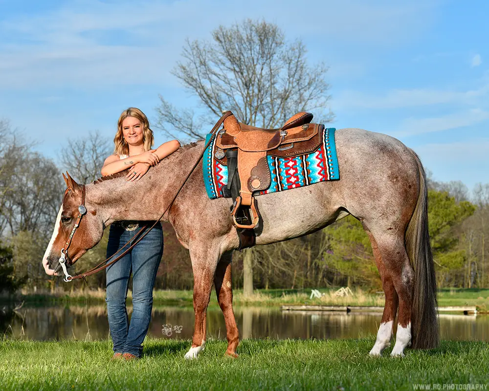 Brookelyn Hermann and her horse Majestic Rock